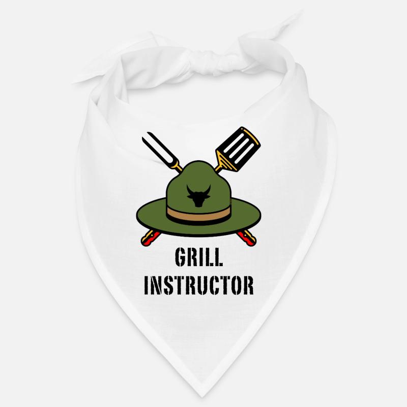 Grill Instructor (Grilling BBQ Barbecue Hat / POS) Bandana