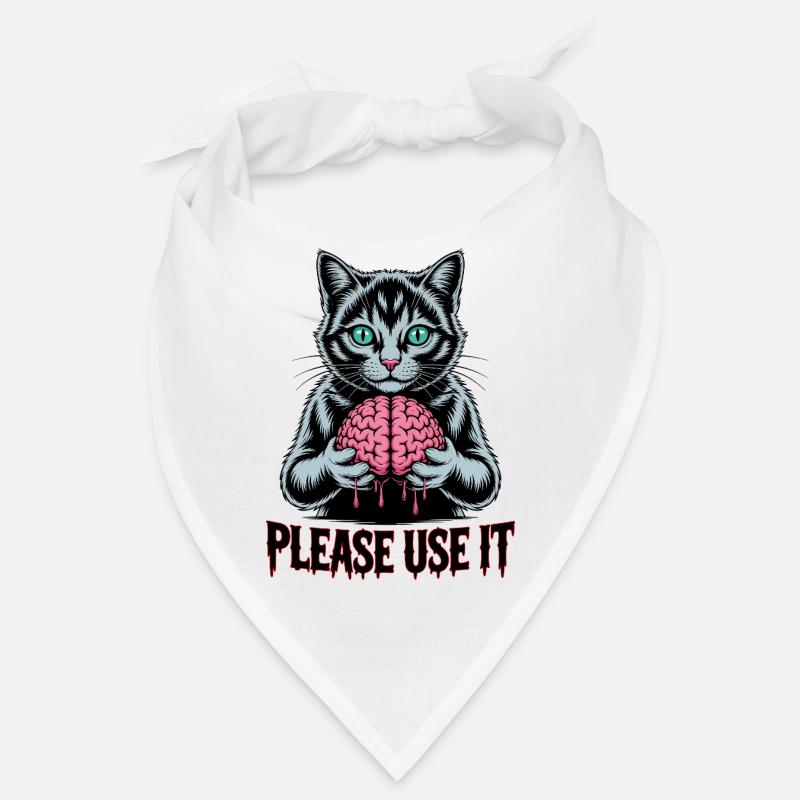 Zombie Cat Please Use It Bandana