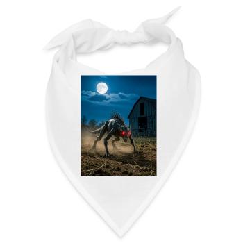 Chupacabra, Reptilien-Ziegensauger-Kryptide aus dem Lateinischen - Bandana - Weiß - Vorne