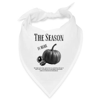 The Season - Kürbis mit Walnuss und Kastanie - Bandana - Weiß - Vorne