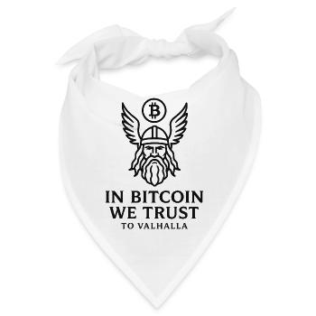 Bitcoin Valhalla - Bandana - Weiß - Vorne