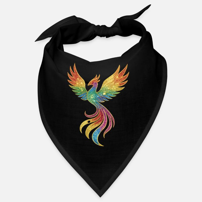 Rainbow Phoenix Spark Splendor Bandana