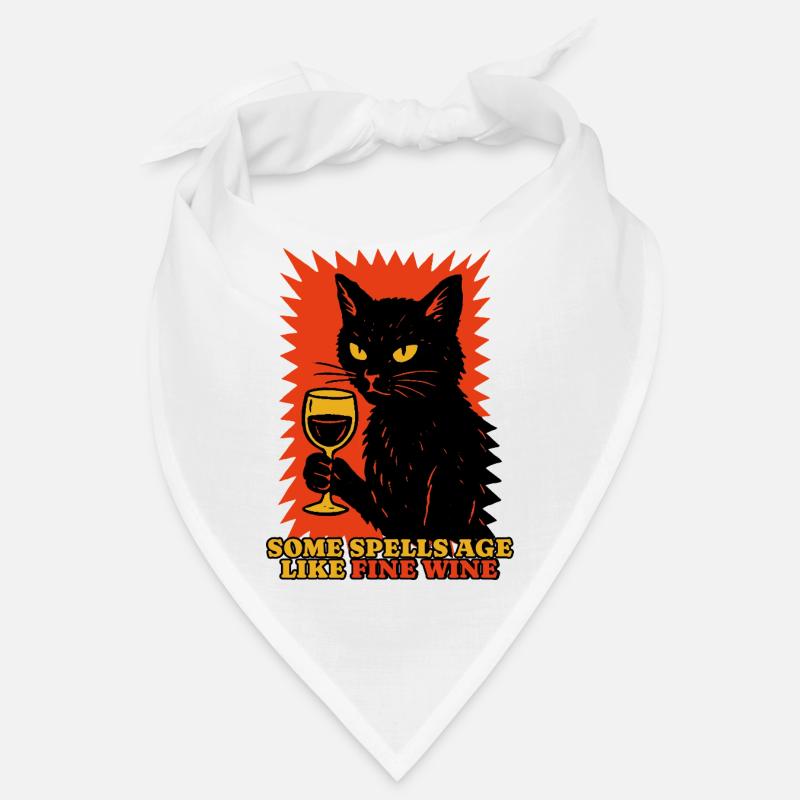 Motif drôle d’Halloween avec chat noir Bandana