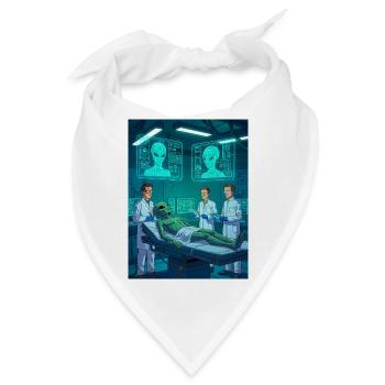 Alien Autopsy – Das geheime Labor - Bandana - Weiß - Vorne