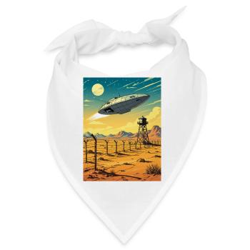 Area 51 – Die verbotene Wüstenbasis - Bandana - Weiß - Vorne