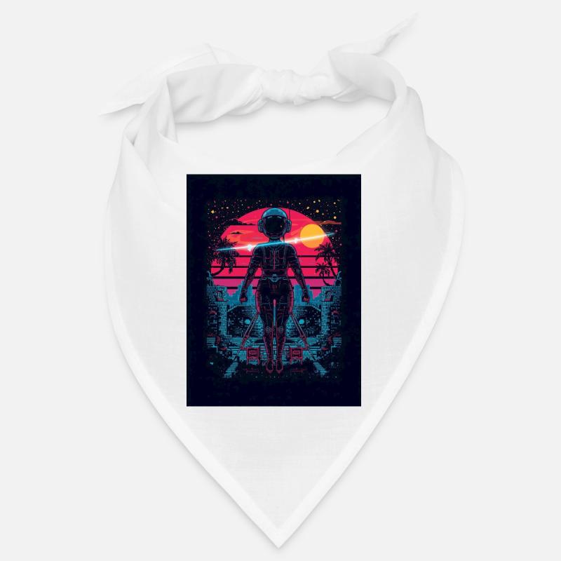Astronaute Neon Sunset Bandana