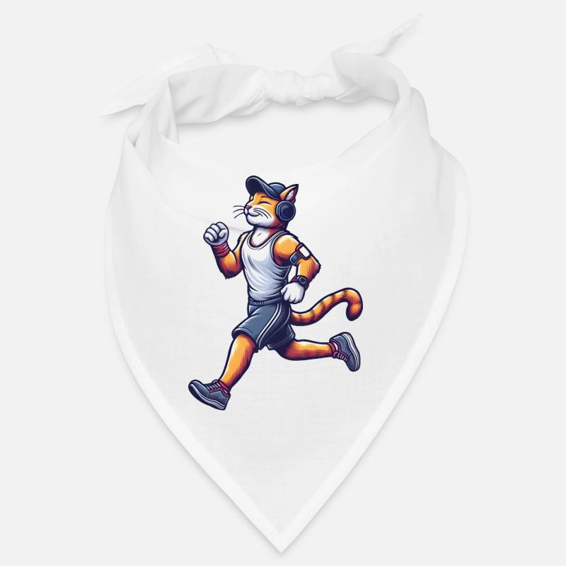 Chat mignon course marathon sport jogging sprint Bandana