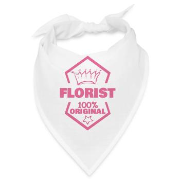 Arbeit Florist - Bandana - Weiß - Vorne