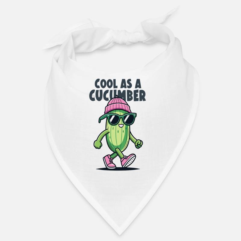 Cool comme un dessin animé de concombre Bandana