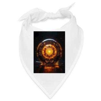 Sakralchakra – Svadhisthana: Fluss der Emotion - Bandana - Weiß - Vorne
