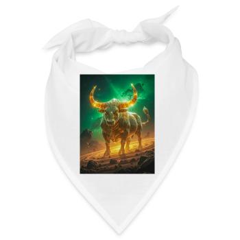 Himmlischer Stier aus Sternenlicht geschmiedet und ewig - Bandana - Weiß - Vorne
