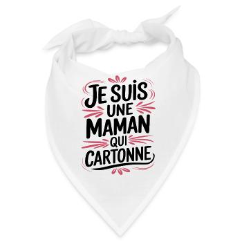Ich bin eine erfolgreiche Mutter - Bandana - Weiß - Vorne