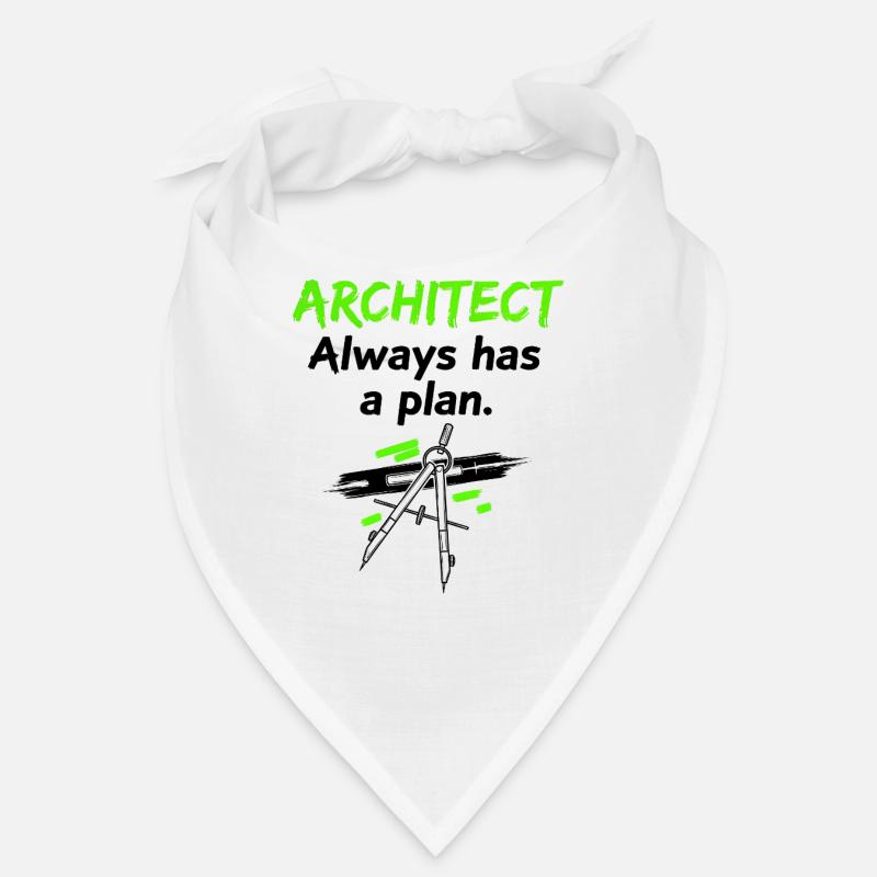 Architecte avec un plan Bandana