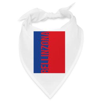 Bellinzona Tessin T-Shirt Souvenir - Bandana - Weiß - Vorne