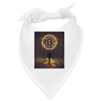 Bitcoin Portal – Der Weg des Krypto-Pfadsuchers - Bandana - Weiß - Vorne