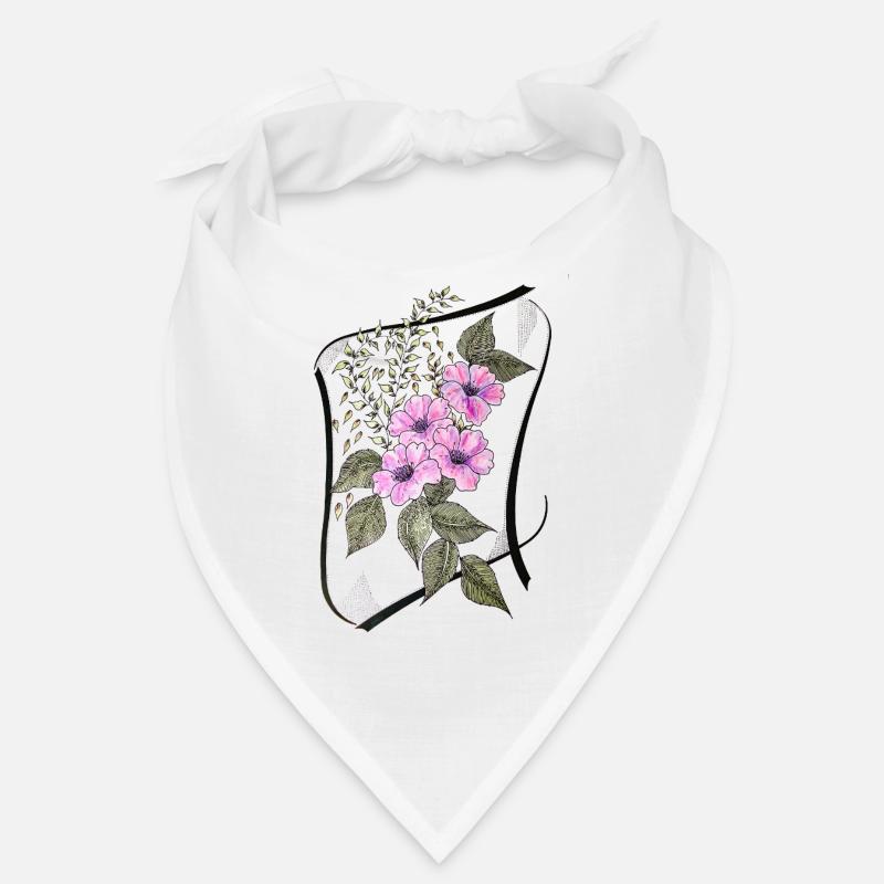 Corset de vrilles de fleurs Bandana