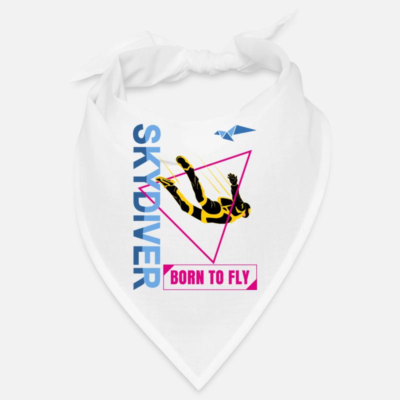 Parachuting Skydiver | Born to Fly Bandana