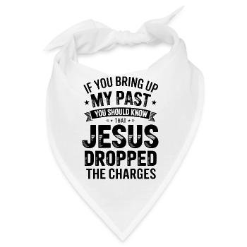 Jesus Papst - Bandana - Weiß - Vorne