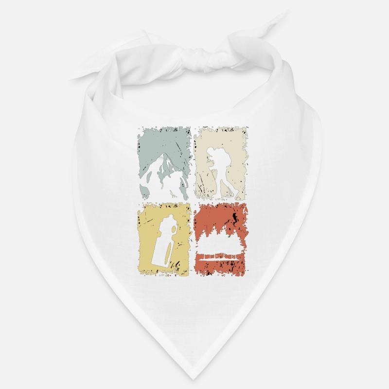 Four Panel Silhouette Grunge Bandana