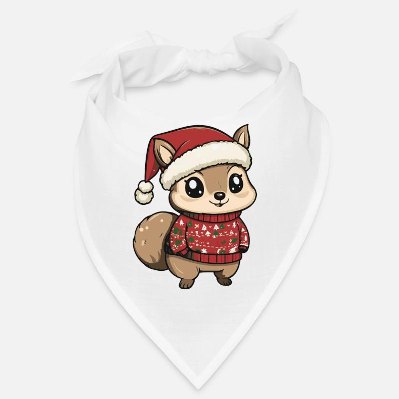 Noël de Noël Écureuil Bandana