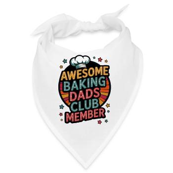 Backhelden Väter Club Mitglied - Bandana - Weiß - Vorne