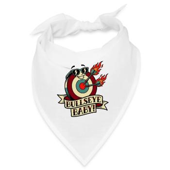 Bullseye Baby - Bandana - Weiß - Vorne