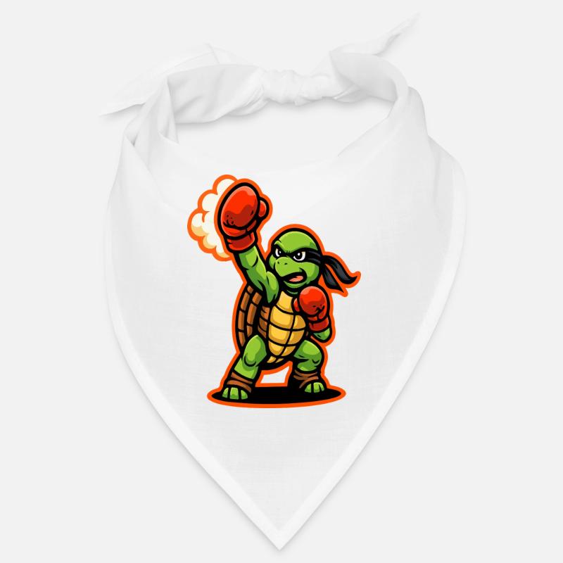 Mascotte du Boxing Turtle Fighter Power Punch Bandana