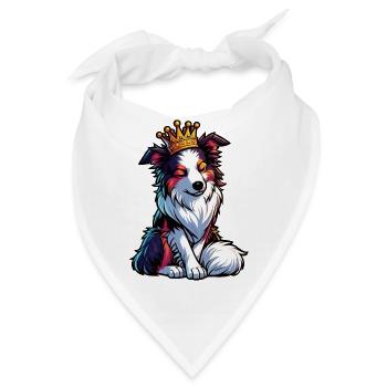 Australian Shepherd Aussie Aussiebesitzer Aussies - Bandana - Weiß - Vorne