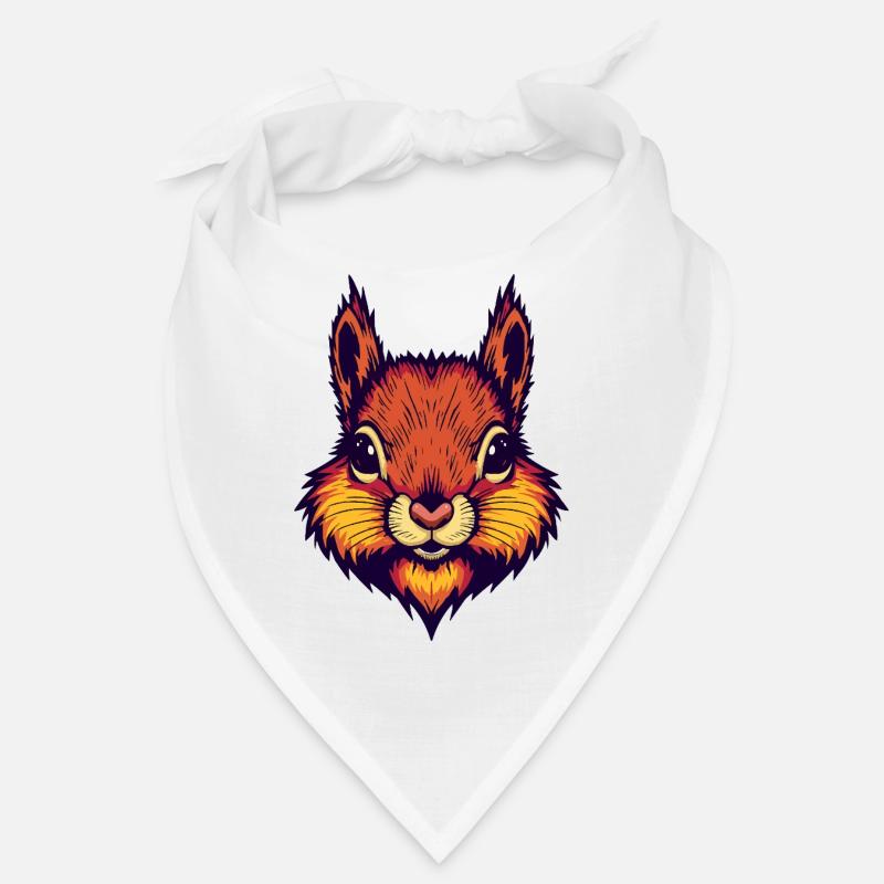 Leuchtend herbstliches Eichhörnchen  Bandana