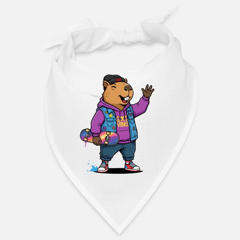 Sweat à capuche Beaver Skate Vibes Bandana