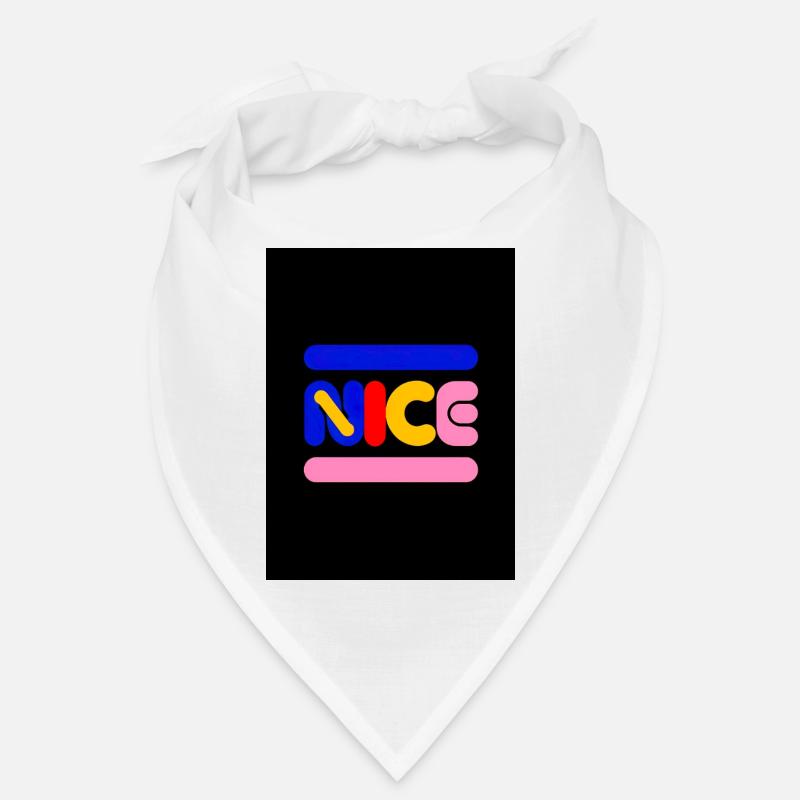Nice Neon Wordmark Multicolor Bandana