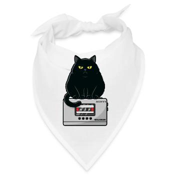 Walkman Loaf Cat Music K7 - Bandana - Weiß - Vorne