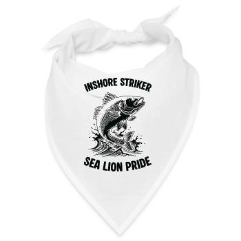 Sea Fishing Sea Bar Lion Pride - Bandana - Weiß - Vorne
