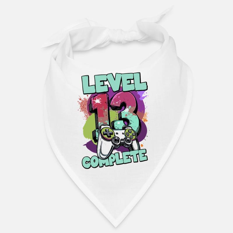 Level 13 Complete Gaming Splash years old Bandana