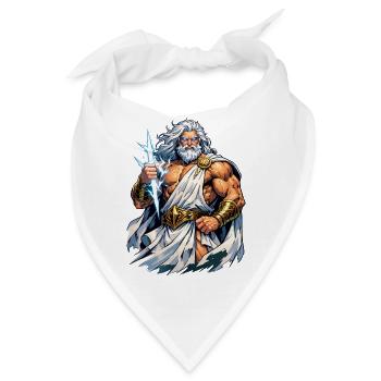 Zeus-Krieger - Bandana - Weiß - Vorne