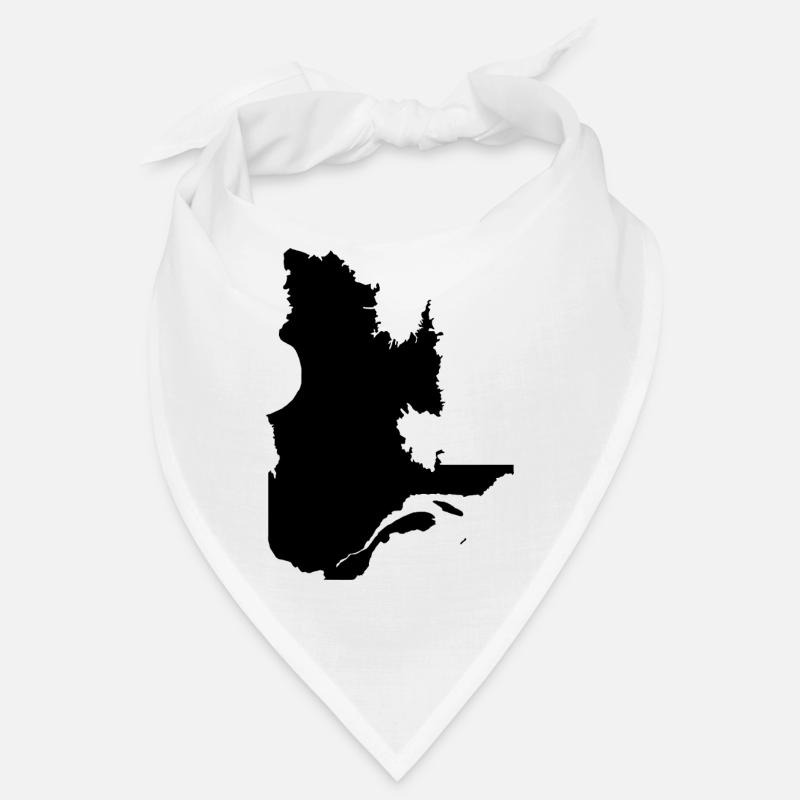 Quebec Map Bandana