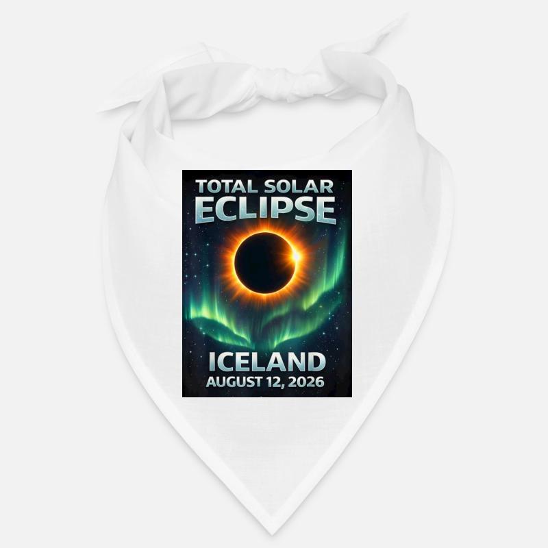 Total Solar Eclipse Iceland 2026 Reykjavik Bandana