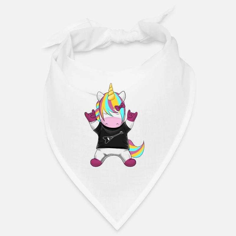 Regenbogen Einhorn Rocker Bandana