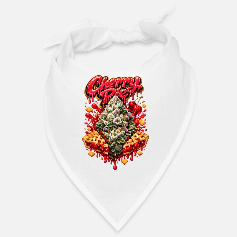 Cherry Pie Graffiti Print Bandana