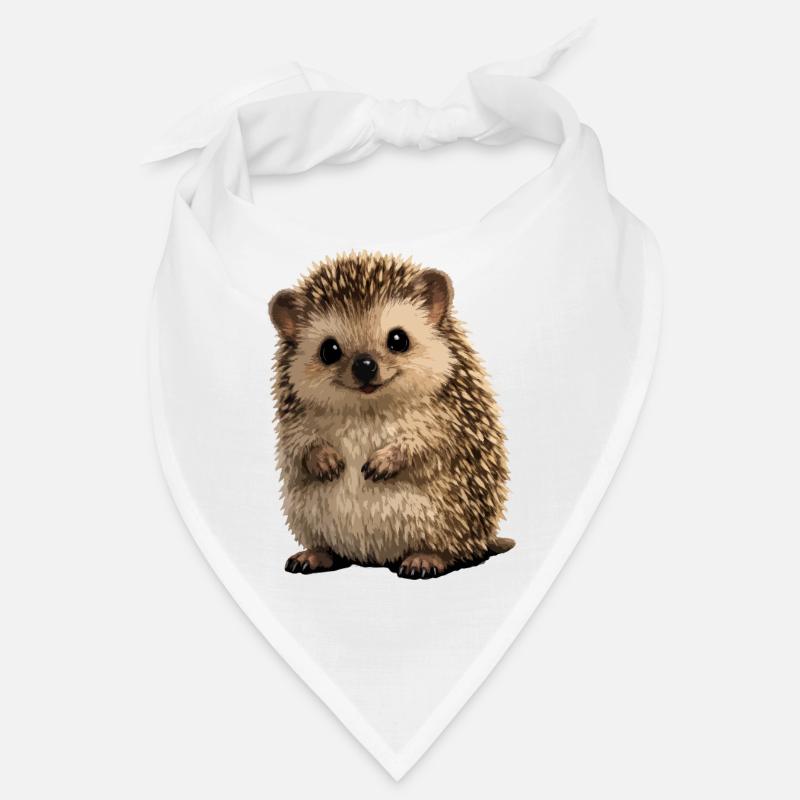 Small Hedgehog Stuffy Coat Bandana