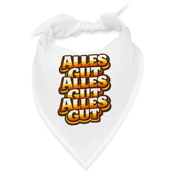 Alles Gut - Bandana - Weiß - Vorne