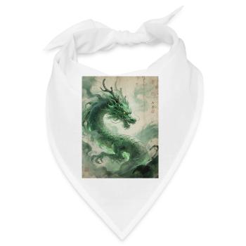 Der Aufstieg des Drachen: Qinglong – Östlicher Wohlstand - Bandana - Weiß - Vorne