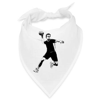Handballer - Bandana - Weiß - Vorne