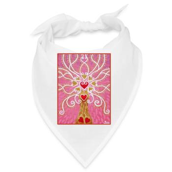 Lebensbaum Liebe - Sonja von Staden - Bandana - Weiß - Vorne