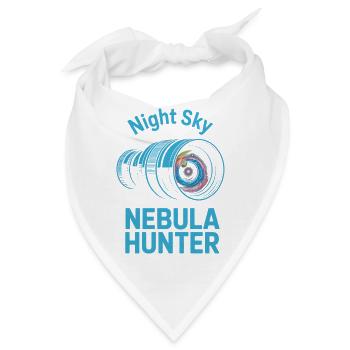 Nachthimmel-Nebeljäger - Bandana - Weiß - Vorne