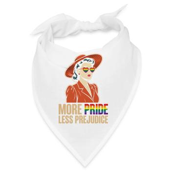 LGBTQ-Pride-Monat – Mehr Stolz, weniger Vorurteile - Bandana - Weiß - Vorne