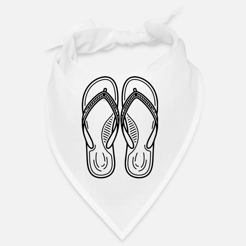 Sommer-Flip-Flops Bandana