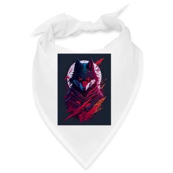 Blutmond Wolfsgeist - Bandana - Weiß - Vorne