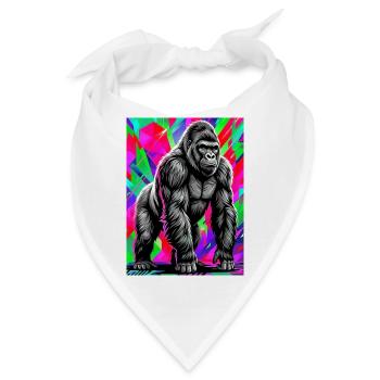 Gorilla - Bandana - Weiß - Vorne
