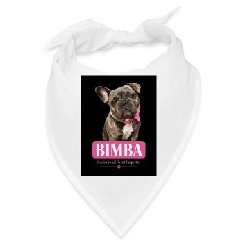 Biscuit Inspector Bulldog-Mädchen - Bandana - Weiß - Vorne